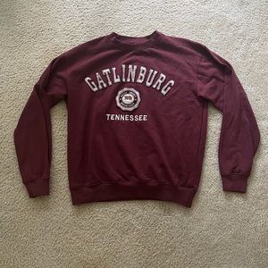 Burgundy Gatlinburg, Tennessee Sweatshirt